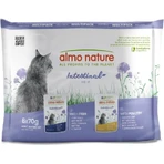 Almo nature Pfc daily func cat70 sen pe-po - alimento umido completo per gatti adulti-senior, supporto digestivo 6 x 70 gr