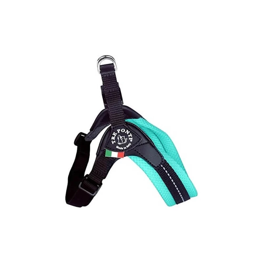Tres correas Easy Fit: correa ajustable para el pecho y la circunferencia, talla 1, naranja neón