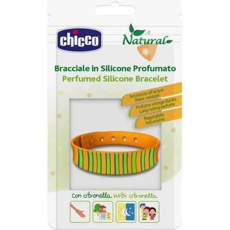 Chicco Natural - Geparfumeerde siliconenarmband tegen muggen