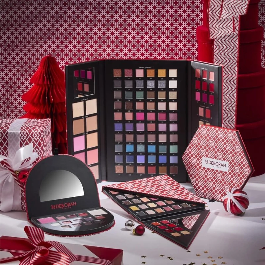 Cadou de frumusețe Deborah Make up – trusă nr. 4 în nuanțe de maro 
