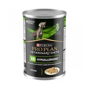 Purina Pro Plan Diet voor honden – Volledig dieetvoeding voor puppy’s en volwassen honden met voedselintoleranties, 400 g