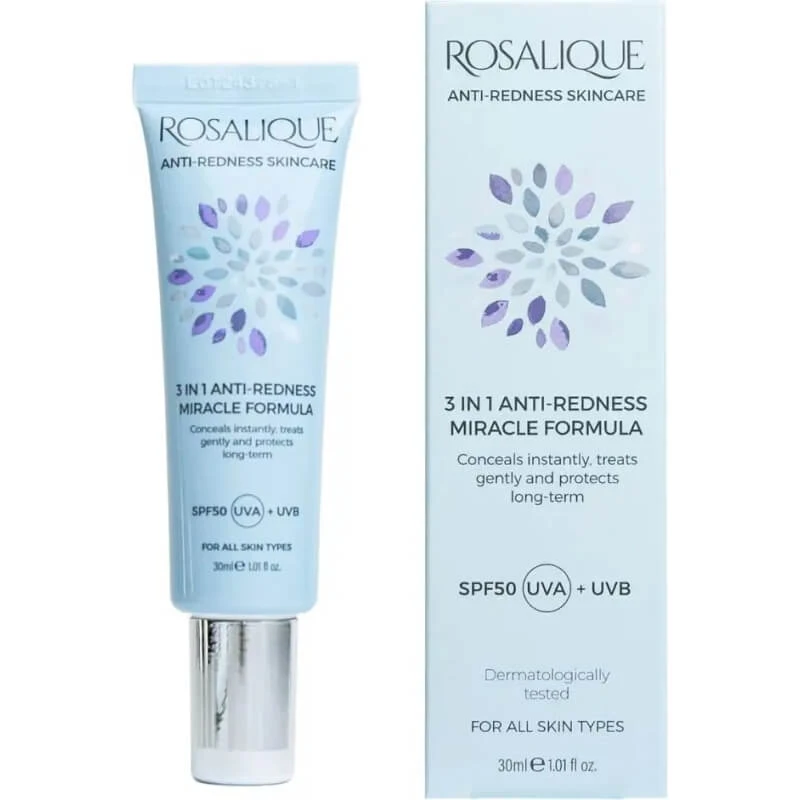 Rosalique 3-in-1 Anti-Roodheid SPF 50 Wonderformule - Anti-Roodheid Gezichtscreme 30 ml