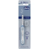 Chicco First Teeth-tandenborstel 6–36 maanden – Lichtblauw