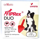 Livisto Fiprex Duo M – Parasitenbehandlung für Hunde mit einem Gewicht von 10–20 kg, 1,34 ml