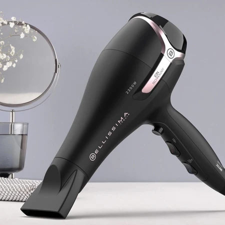 Imetec Bellissima k9 – 2300-W-Haartrockner mit Anti-Frizz-Ionen-Technologie, Konzentratoraufsatz und Diffusor