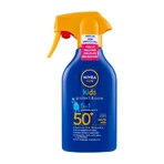 Protector solar Nivea SPF 50+ Sun Kids Protech &amp; Care, spray solar 5 en 1 para niños, 250 ml