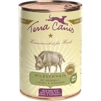 Terra Canis Classic Wild Boar - Compleet natvoer voor volwassen honden met een normaal gewicht, 400 g