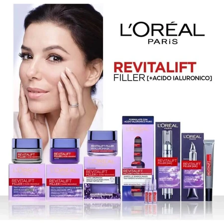 L'Oréal Paris Revitalift Filler + Ácido hialurónico - Ampollas reafirmantes