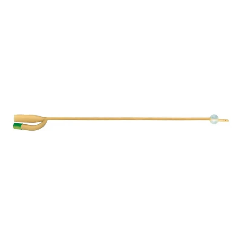 18-gauge rode, met siliconen gecoate latex 2-weg Foley-katheter
