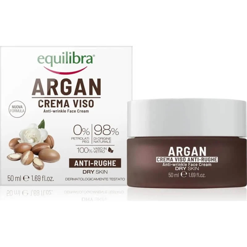 Equilibra Argan antirimpel gezichtscrème 50 ml