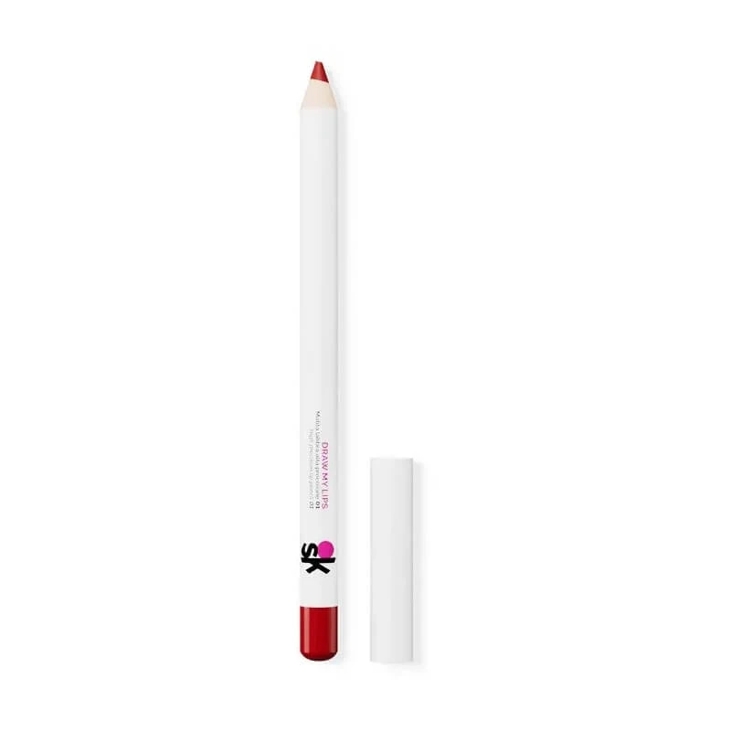 Veralab Draw My Lips - Zeer nauwkeurige lippotlood nr. 01 Cynical Red