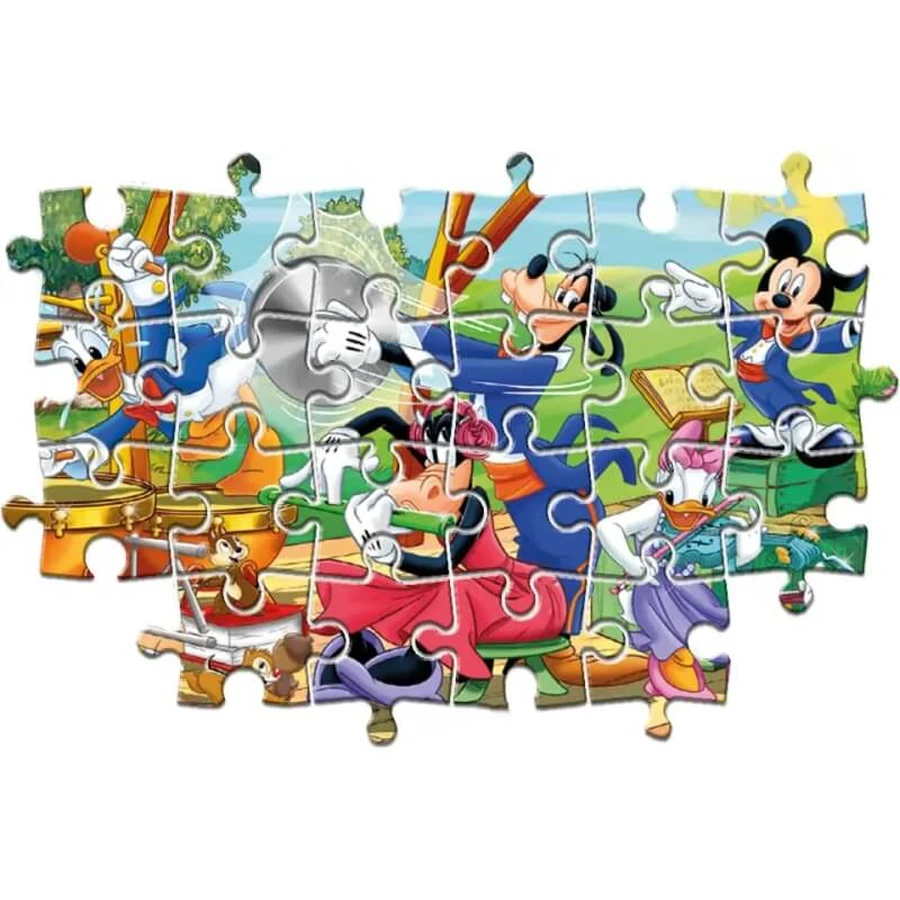 Clementoni Supercolor - Maxi-puzzel met 24 stukjes: Mickey en zijn vrienden