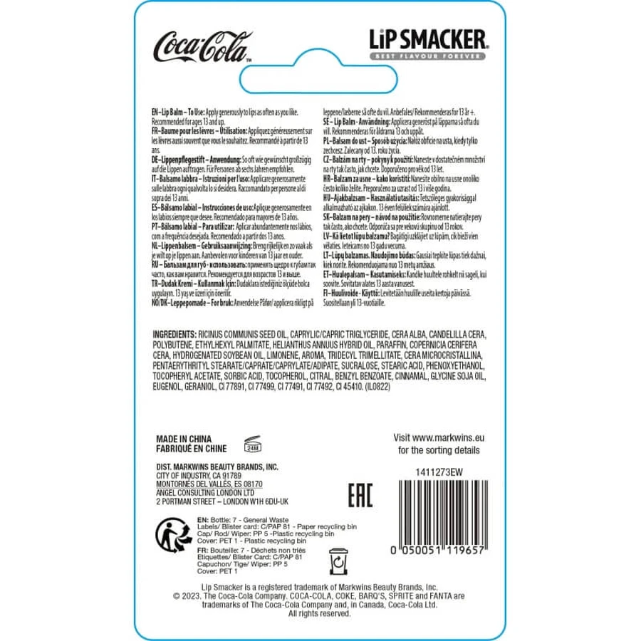 Markwins Lip Smacker Coca-Cola - Lip Balm 4 g