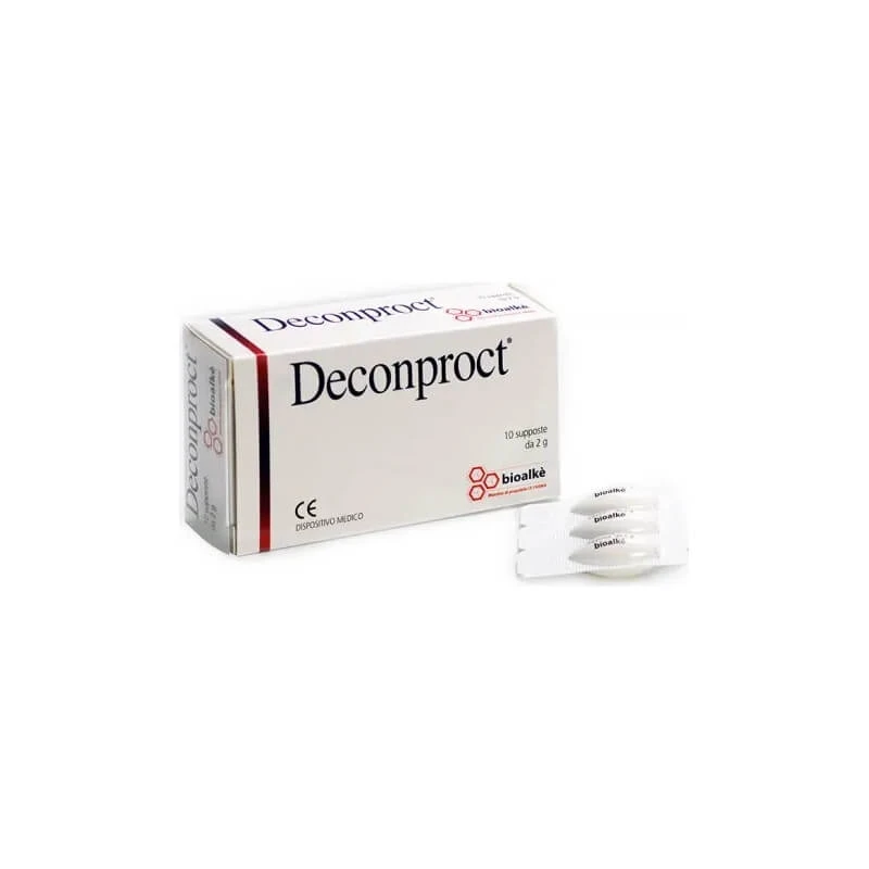 Deconproct - Verzachtende behandeling voor het anorectale kanaal, 10 zetpillen