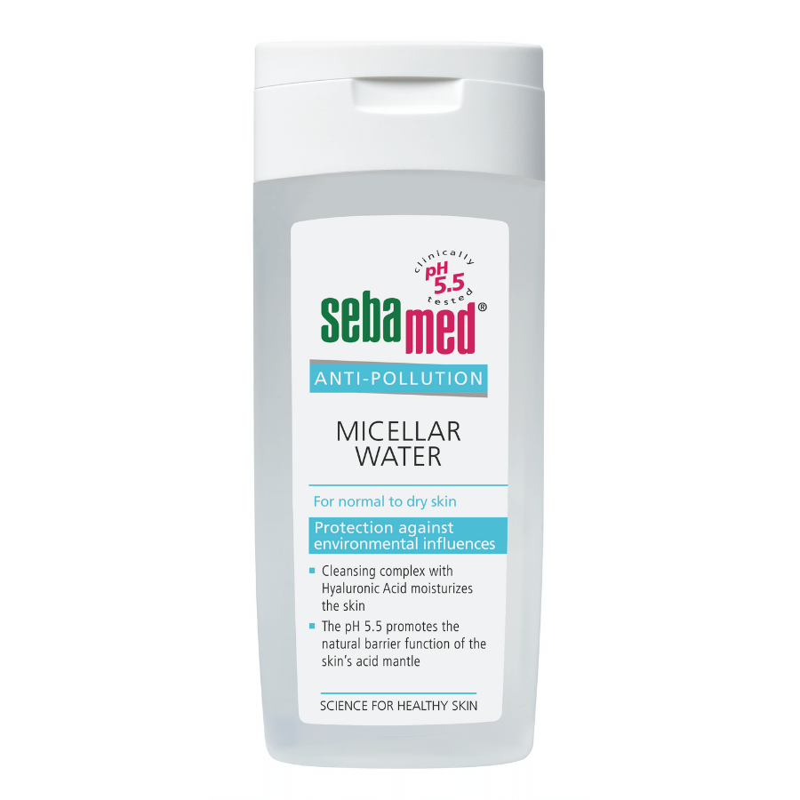 Acqua micellare anti inquinamento, pelli normali e secche, 200 ml, Sebamed