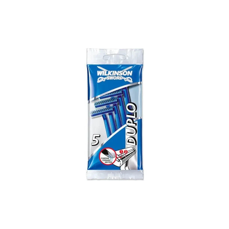 Wilkinson Duplo - 5 wegwerpscheermesjes met dubbel mesje