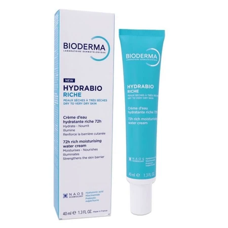 Bioderma Hydrabio Riche – Reichhaltige Gesichtscreme für trockene und sehr trockene Haut, 40 ml