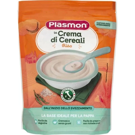 Plasmon, cremă de cereale cu orez – aliment pentru copii, 200 g