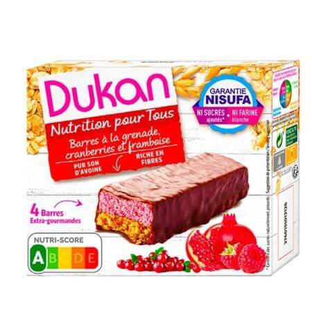 Oat tarts with red fruits, 120 g, Dukan