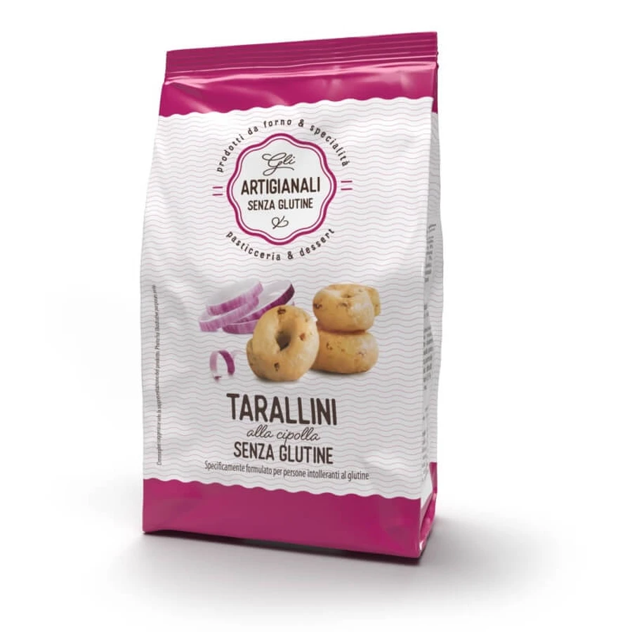 Serie Artesanal Nutrifree - Tarallini de cebolla sin gluten, 100 g