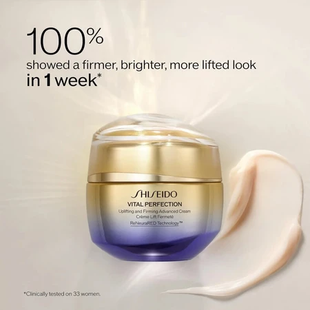 Shiseido Vital Perfection – Belebende und straffende Advanced-Creme – Anti-Aging-Creme-Nachfüllpackung, 50 ml