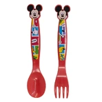Disney Baby-Mickey-Set – 2 Besteckteile aus Kunststoff