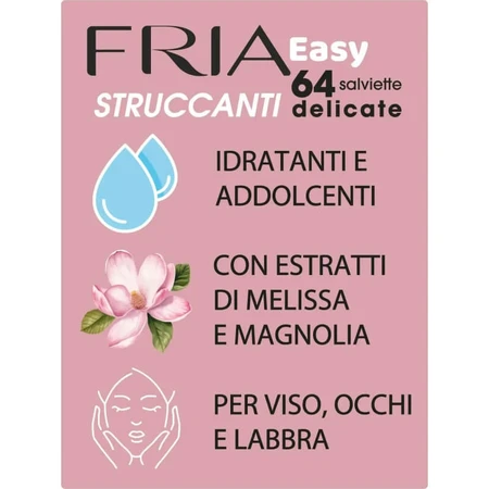 Fria Utility salviette struccanti confezione da 64 salviettine