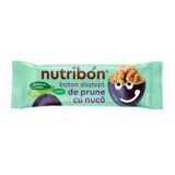 Barre de noix de prune végétalienne sans gluten, 30g, Nutribon