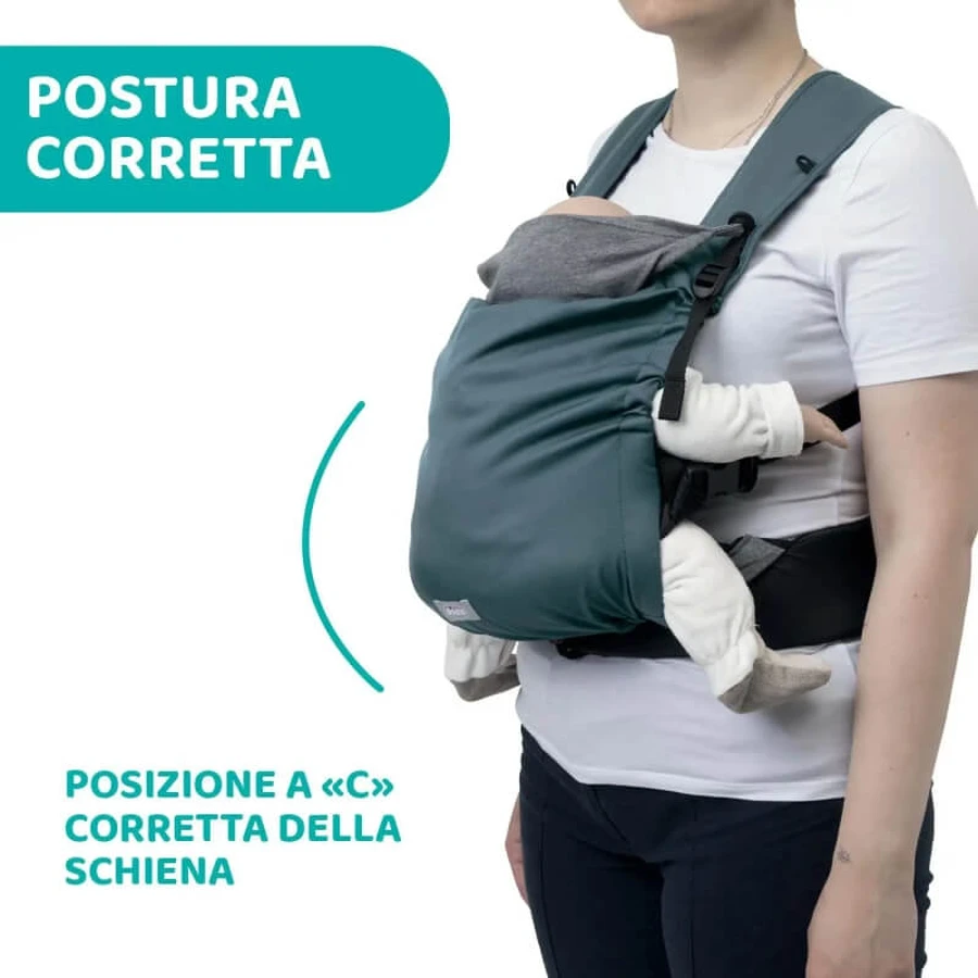 Chicco Skin Fit - Baby Carrier - Green Wood