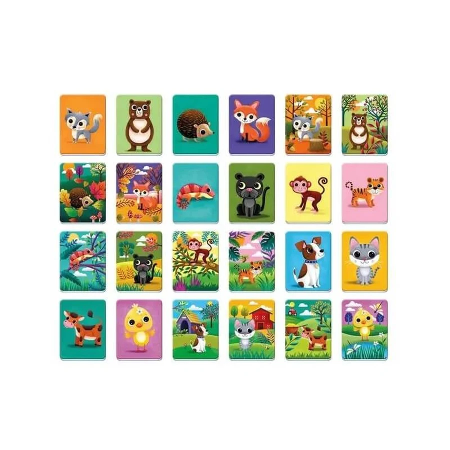 Clementoni Sapientino Baby Montessori - Kaartjes met „puppyhuisjes“