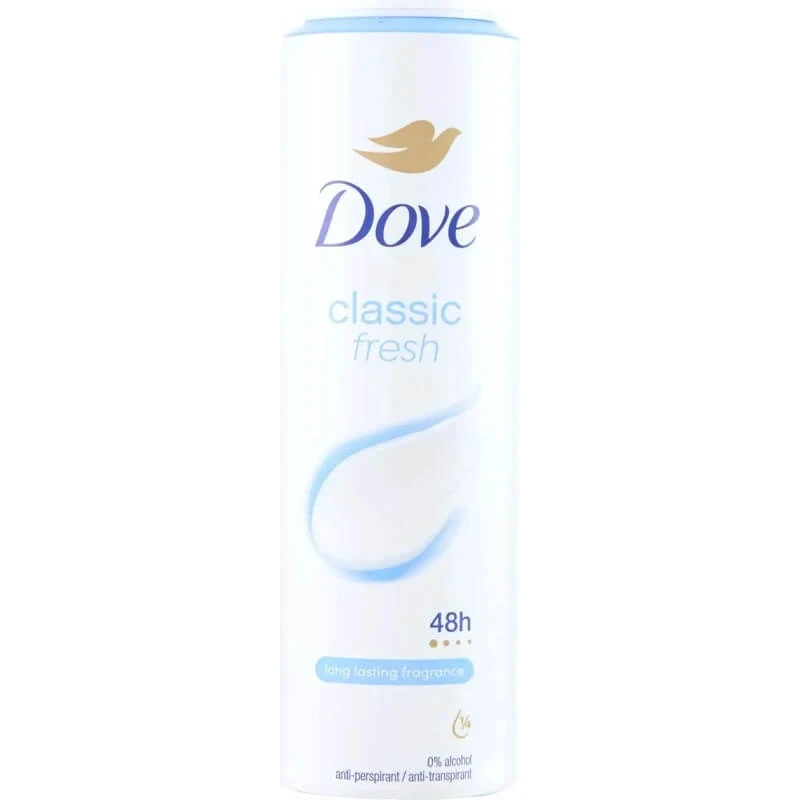 Dove Classic - 48-uurs anti-transpirant deodorant spray, 150 ml