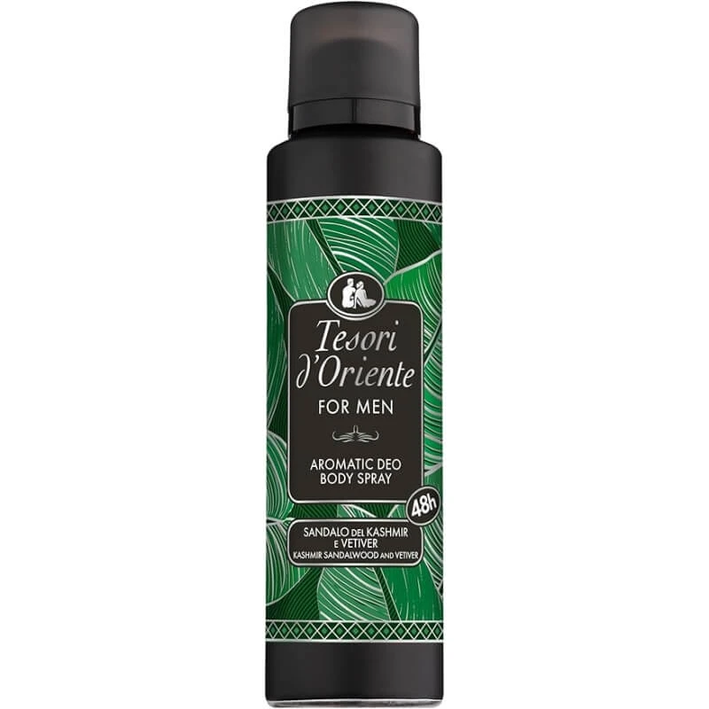 Treasures of the East For Men - Deodorantspray met sandelhout en vetiver, 150 ml
