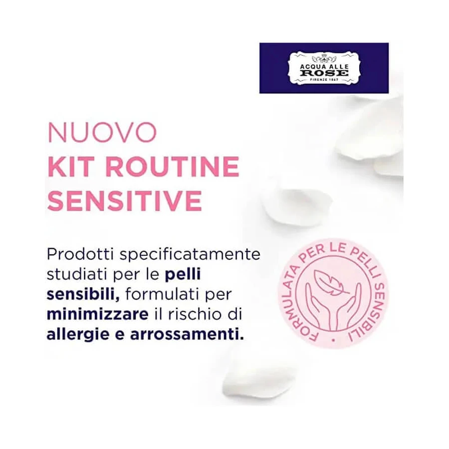 Agua de rosas calmante - Crema facial hidratante para piel sensible, 50 ml