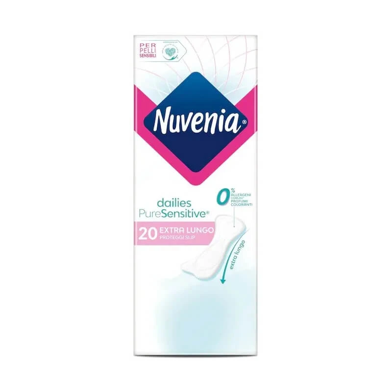 Nuvenia Dailies Pure Sensitive - 20 extra lange inlegdoekjes