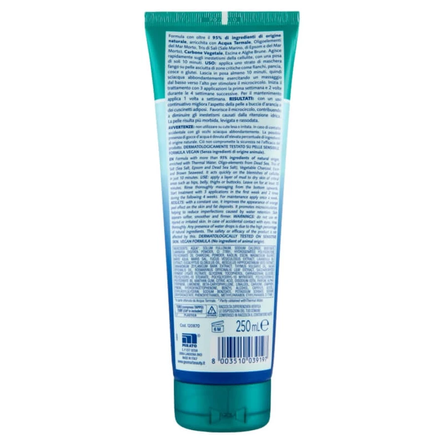 Geomar Thermal Mud Mask - Anti-Cellulite, Firming, and Draining, Vegan, 250 ml