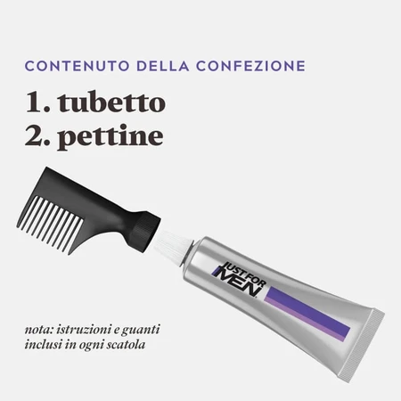 Just for Men Tratament de colorare „Touch of Gray” – castaniu