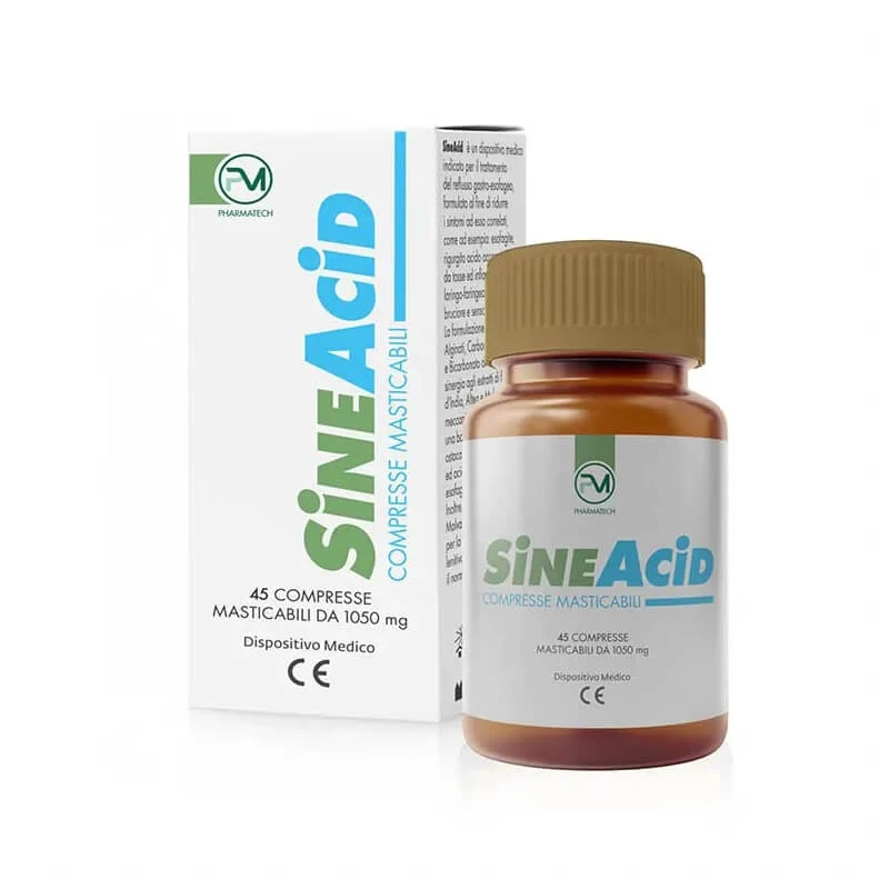 Sineacid 45 kauwtabletten – voedingssupplement tegen brandend maagzuur en zure reflux