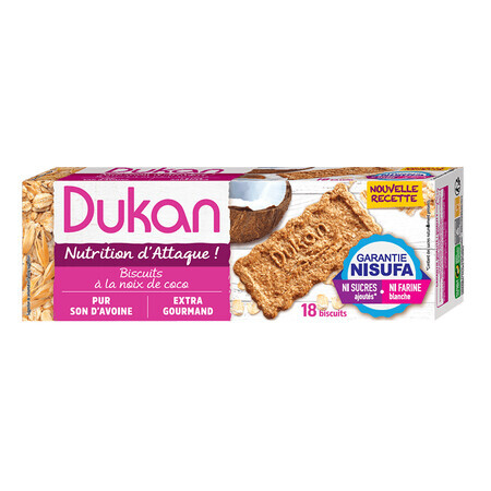 Havermout kokos taartkoekjes, 225 g, Dukan