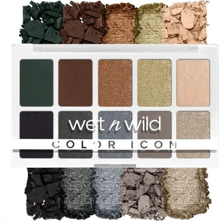 Wet n wild Color Icon, paletă de farduri cu 10 nuanțe – farduri de ochi nr. 4076e Lights Off