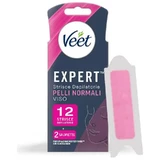 Veet Expert - 12 ontharingsstrips voor het gezicht, voor de normale huid