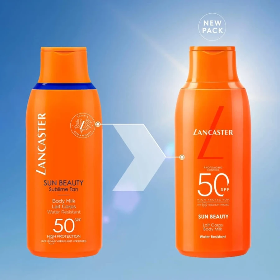 Lancaster Sun Beauty Body Milk SPF 50 – lapte de corp cu protecție solară ridicată, 175 ml