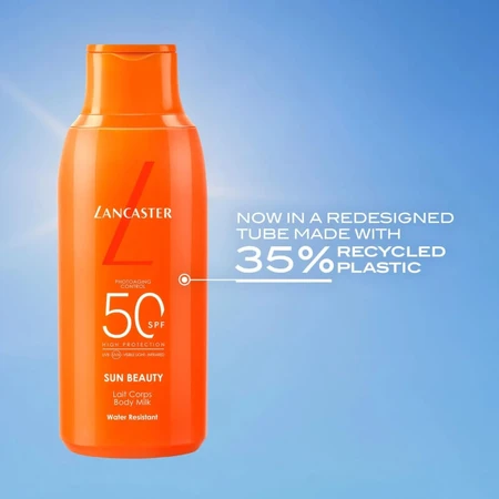 Lancaster Sun Beauty Body Milk SPF 50 – lapte de corp cu protecție solară ridicată, 175 ml