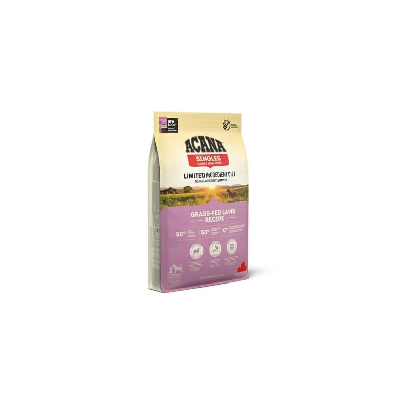 Acana Grass-fed Lamb Singles Formula - Compleet hondenvoer, 11,4 kg