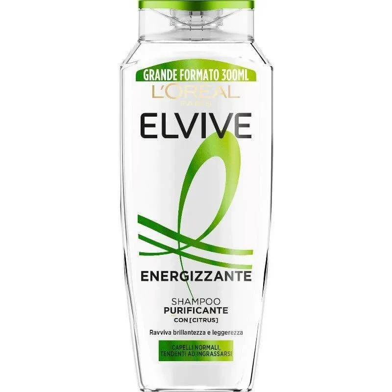 Elvive Energizing - Zuiverende shampoo met citrus, 300 ml