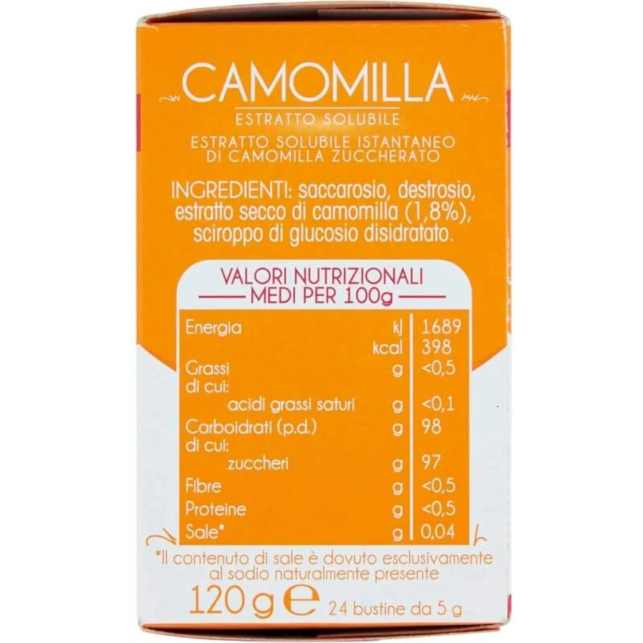 Plasmon Chamomile Herbal Tea, 24 bags
