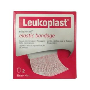 Leukoplast Elastomull - 2 vendas elásticas, de 8 cm x 4 metros cada una