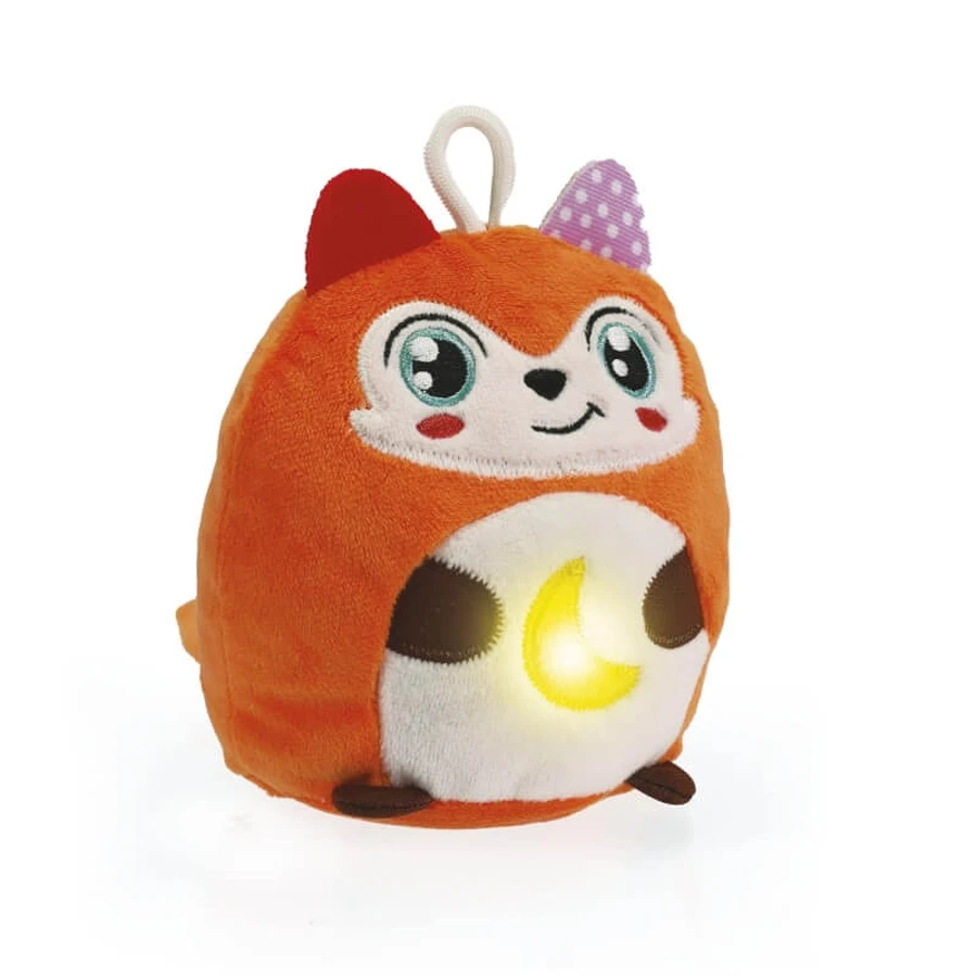 Clementoni Twinkle Twinkle Little Fox - Knuffel-nachtlampje voor baby’s met lichtjes en deuntjes