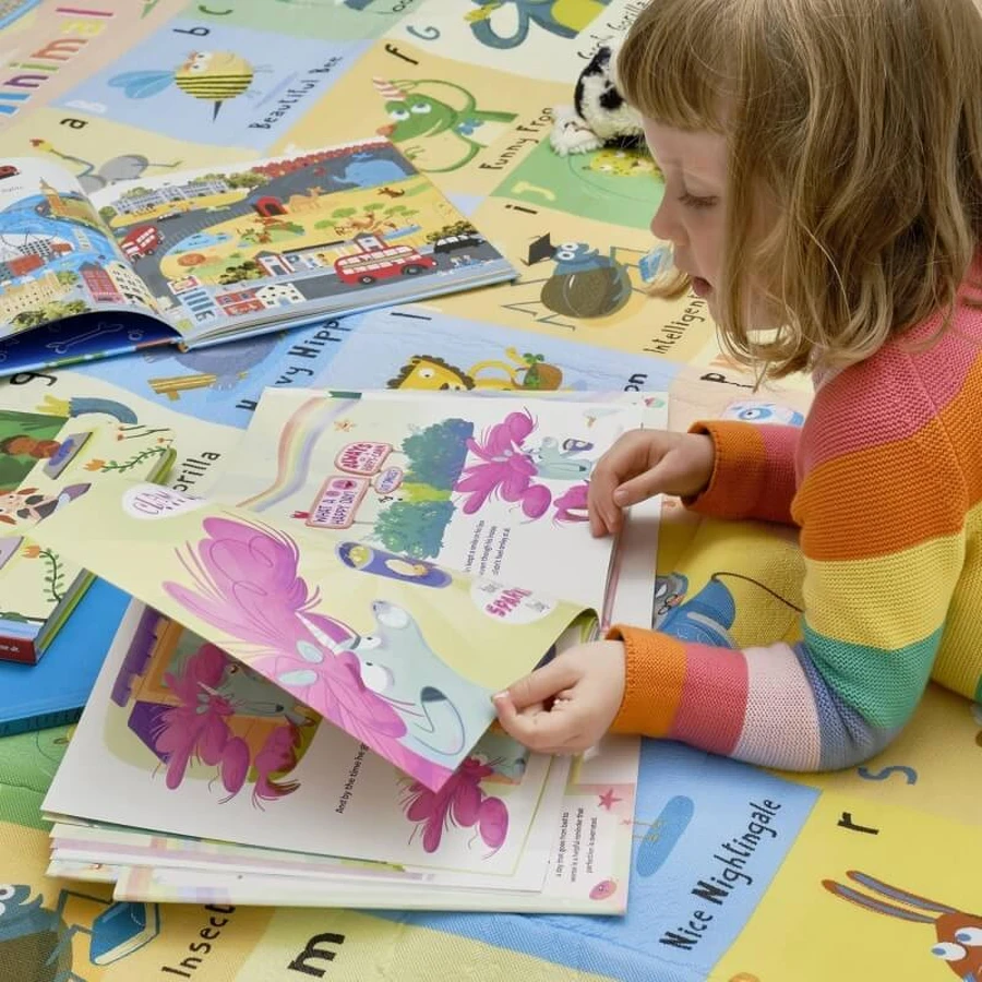 Prince Lionheart Extra-Large, Double-Sided, Foldable Interactive Play Mat
