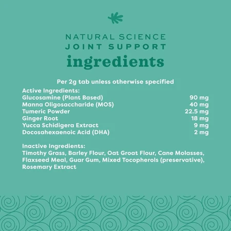 Oxbow Natural Science Joint Support - Joint Supplement for Small Animals, 120 g