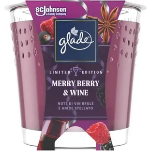 Glade Merry Berry &amp; Wine Limited Edition - Scented Candle